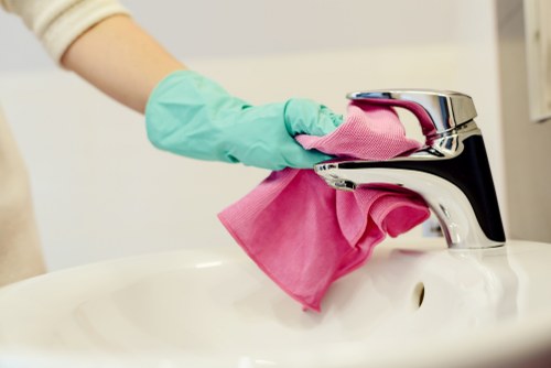 Professional carpet cleaning in a Hackney home interior