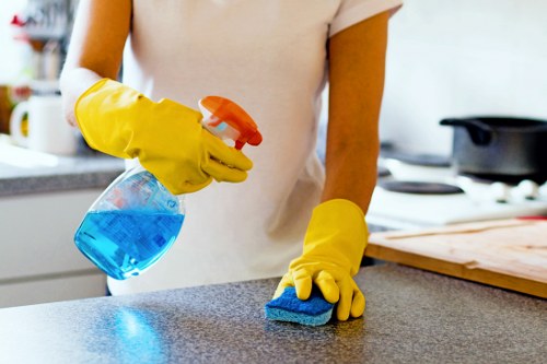 Spot cleaning a rug to remove stains safely